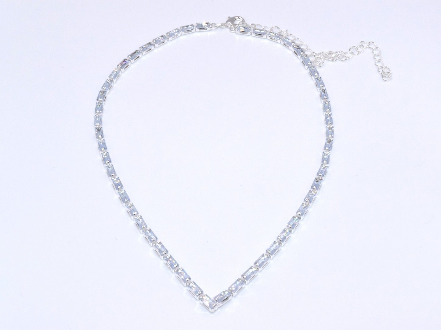 Collana Tennis Donna. Questa Collana Argento Collezione Angelic, Composta Da Brillanti Zirconi è Un Regalo Perfetto E Un Gioiello Indimenticabile.