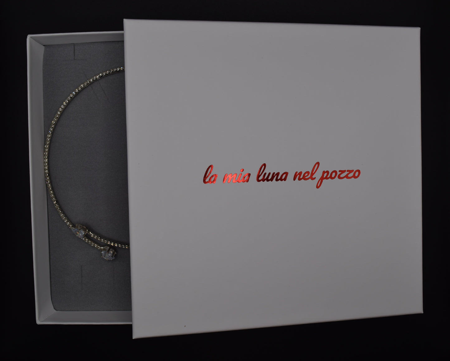 Girocollo Argento, Collana Argento, Girocollo Con 2 Brillanti Zirconi A Forma Di Cuore: Il Regalo Perfetto, Eleganza Senza Fine, Un Gioiello Indimenticabile.