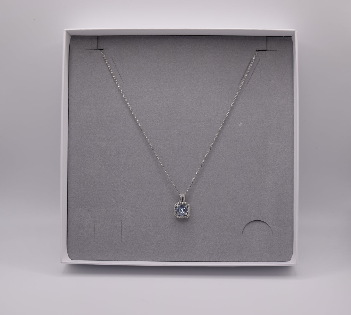 Collana Argento, Collana Punto Luce, Collana Con Strass Brillanti E Maxi Zircone : Punto Luce Ideale, Regalo Perfetto, Gioiello Senza Tempo.