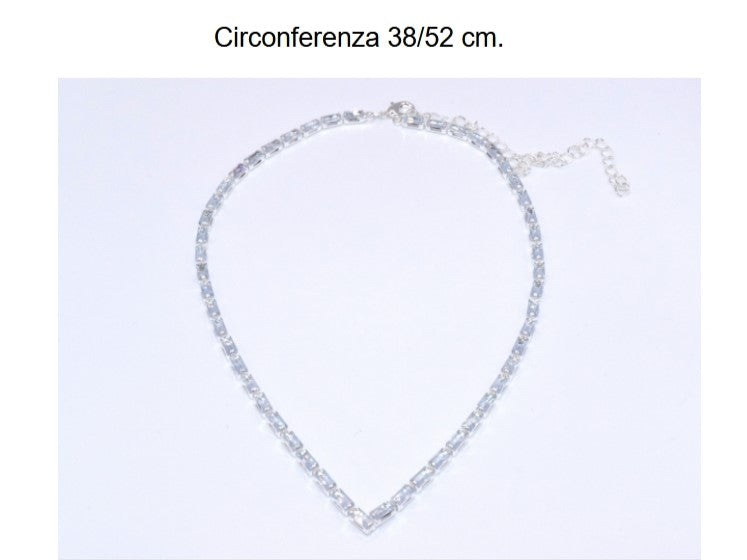 Collana Tennis Donna. Questa Collana Argento Collezione Angelic, Composta Da Brillanti Zirconi è Un Regalo Perfetto E Un Gioiello Indimenticabile.