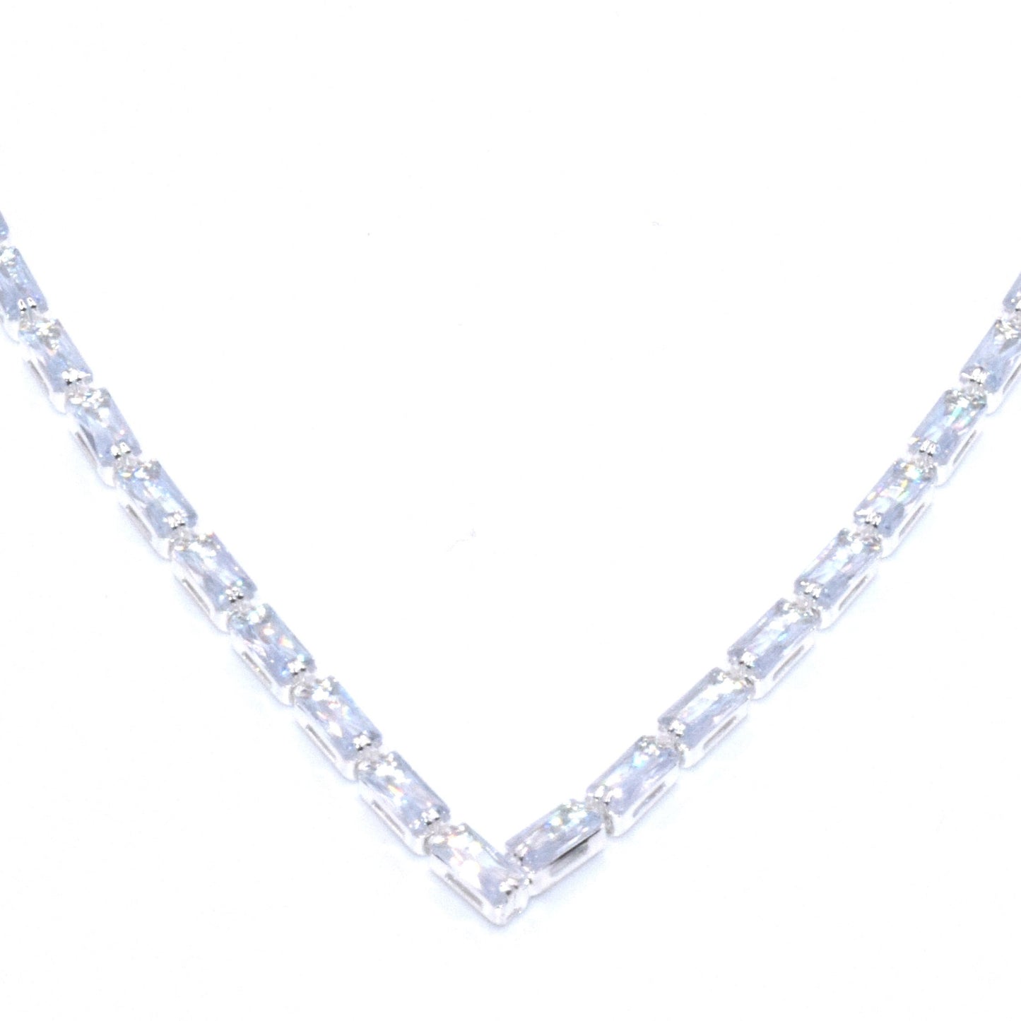 Collana Tennis Donna. Questa Collana Argento Collezione Angelic, Composta Da Brillanti Zirconi è Un Regalo Perfetto E Un Gioiello Indimenticabile.